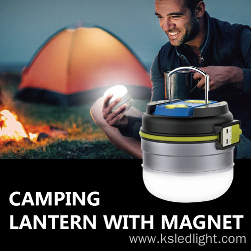 Led camping light outdoor camping lantern with magnet